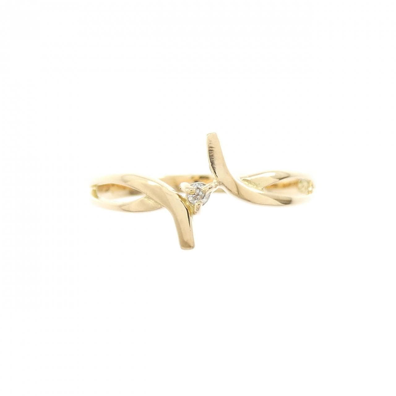 K18YG ダイヤモンド リング