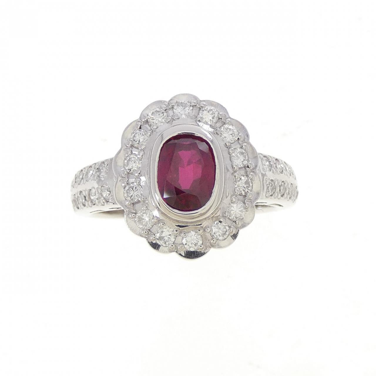 PT900 ルビー リング 1.32CT