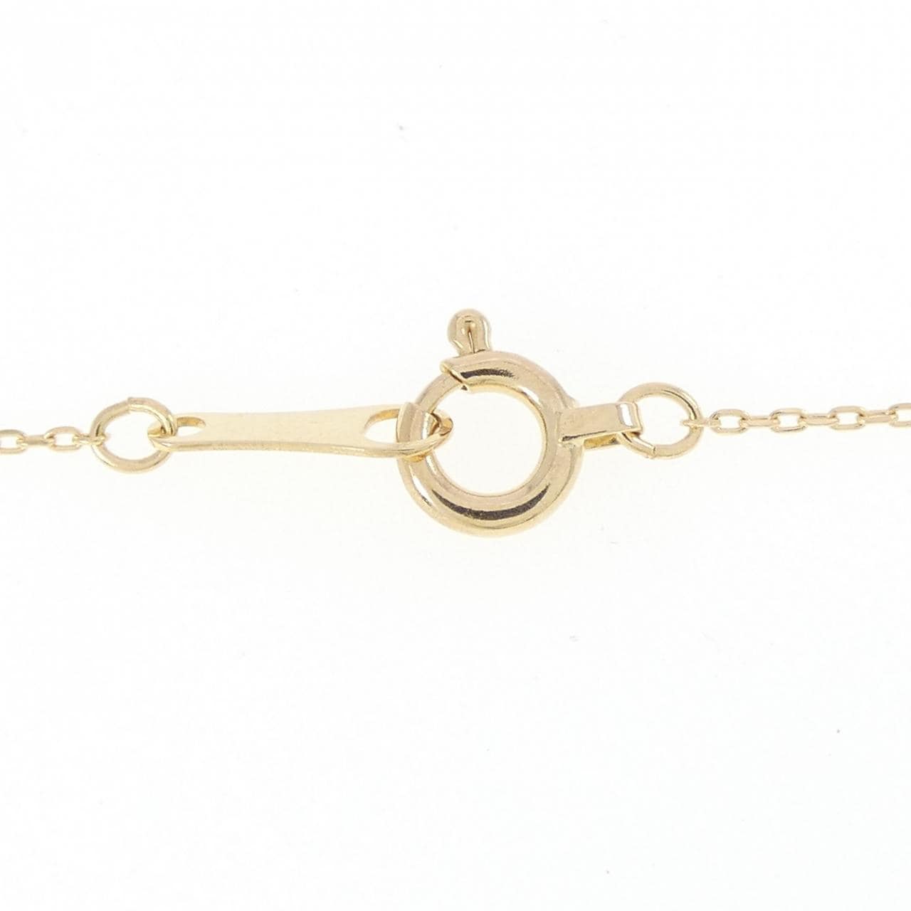 K18YG ハート ダイヤモンド ネックレス 0.08CT