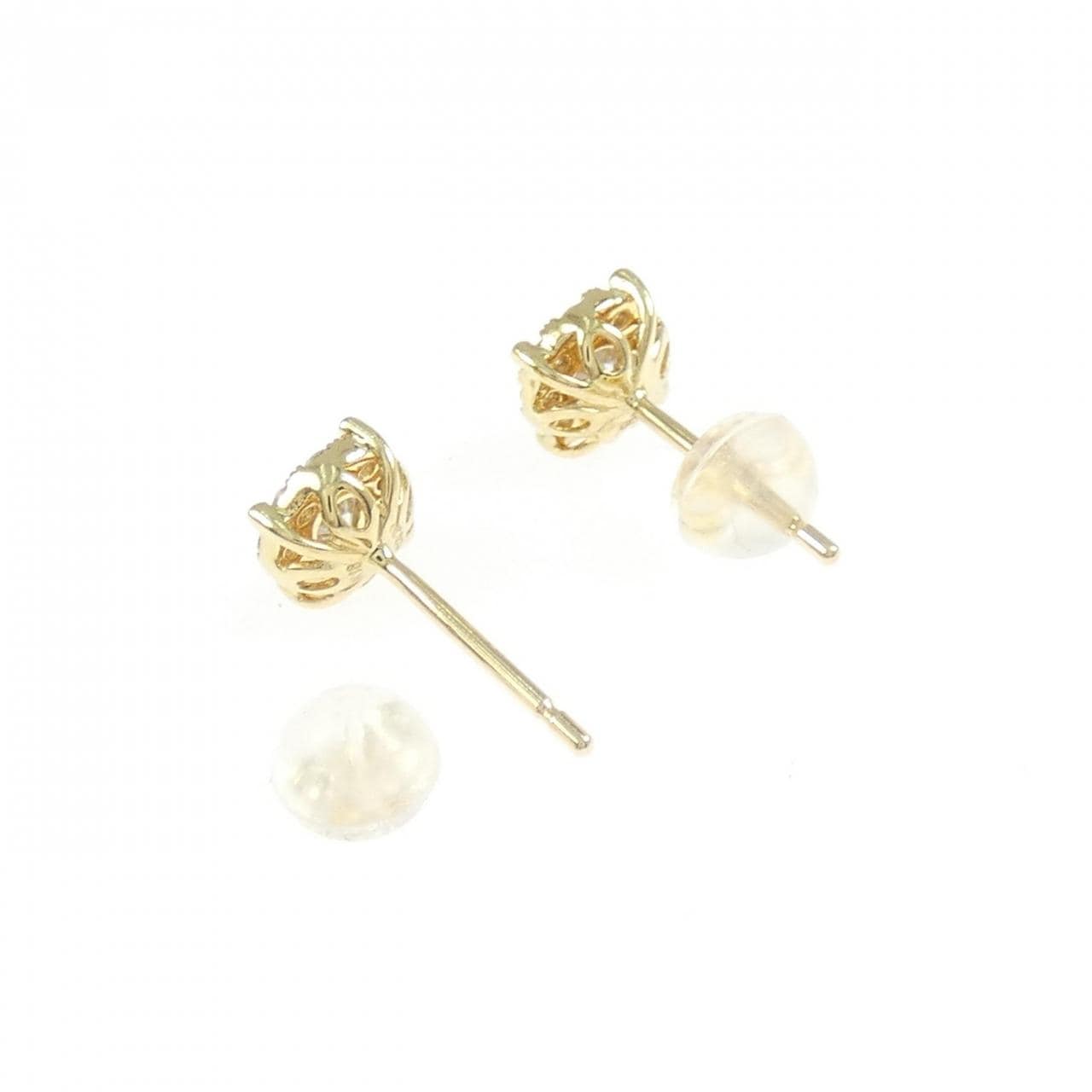 K18YG ダイヤモンド ピアス 0.44CT