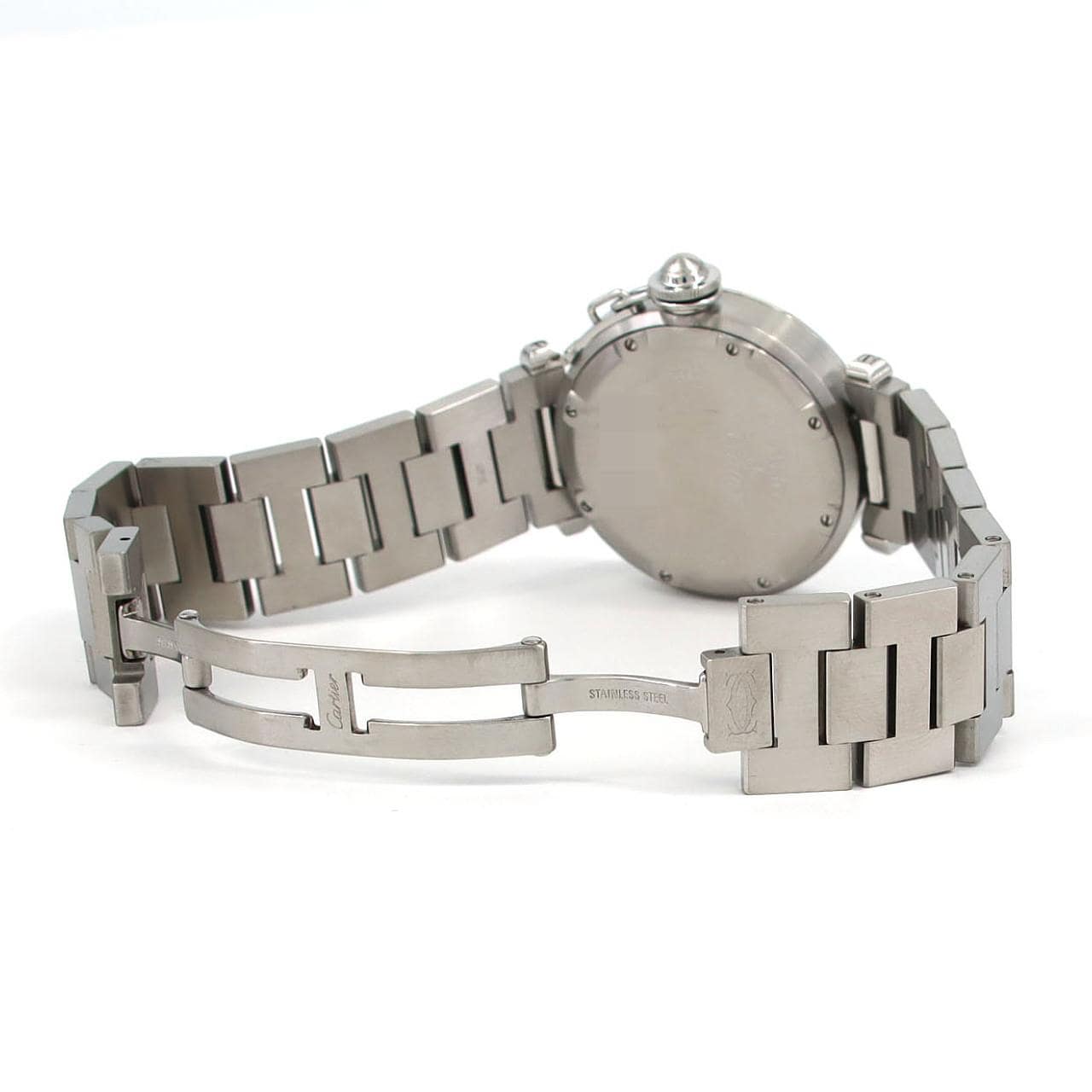 カルティエ パシャC GMTグランデデイト W31049M7 SS 自動巻