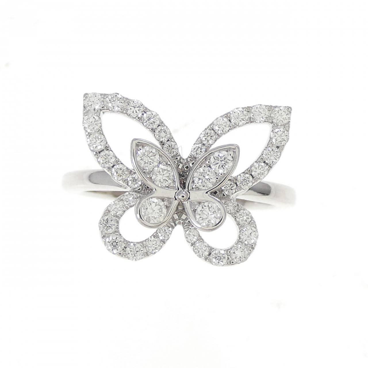 グラフ バタフライ シルエット ミニ リング