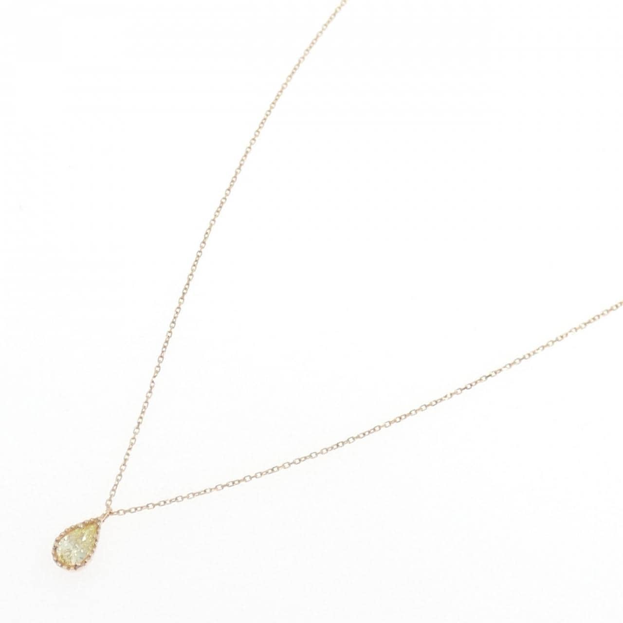 K10PG ダイヤモンド ネックレス 0.14CT