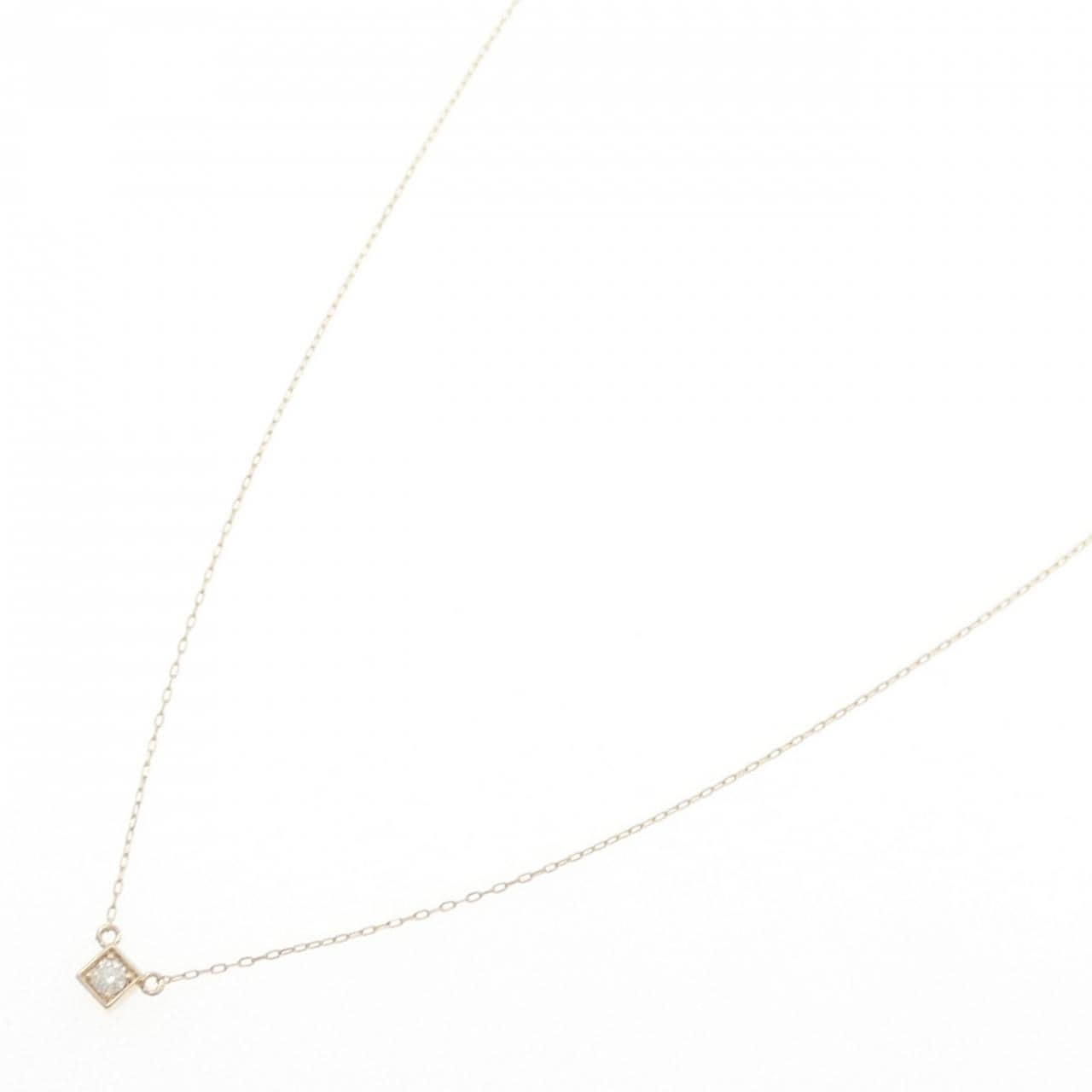 K10YG ダイヤモンド ネックレス 0.03CT
