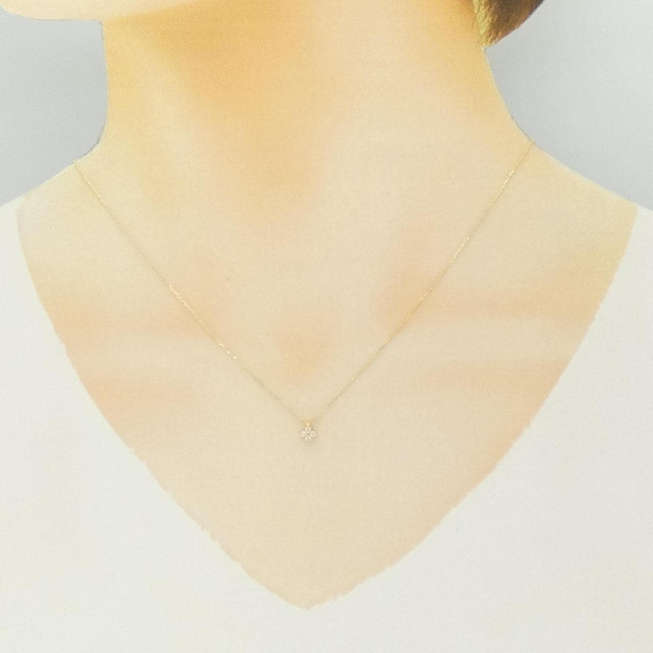 エテ ダイヤモンド ネックレス 0.05CT