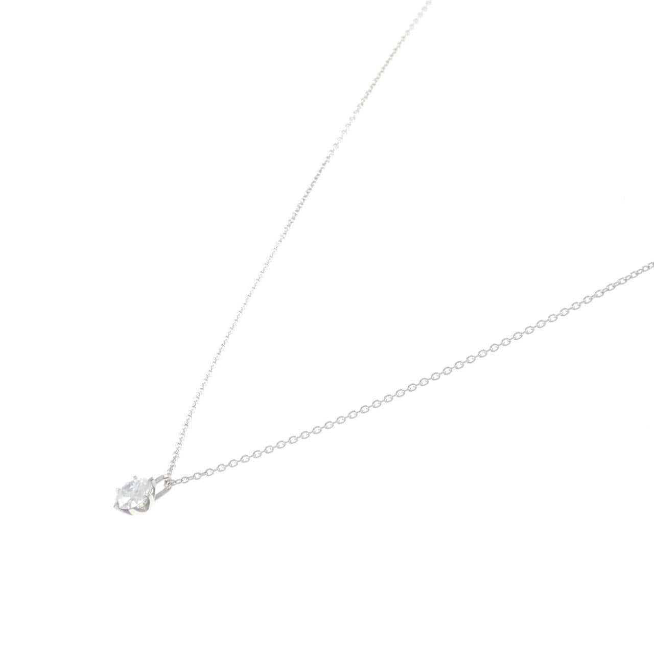 【リメイク】PT ダイヤモンド ネックレス 0.316CT D SI2 3EXT