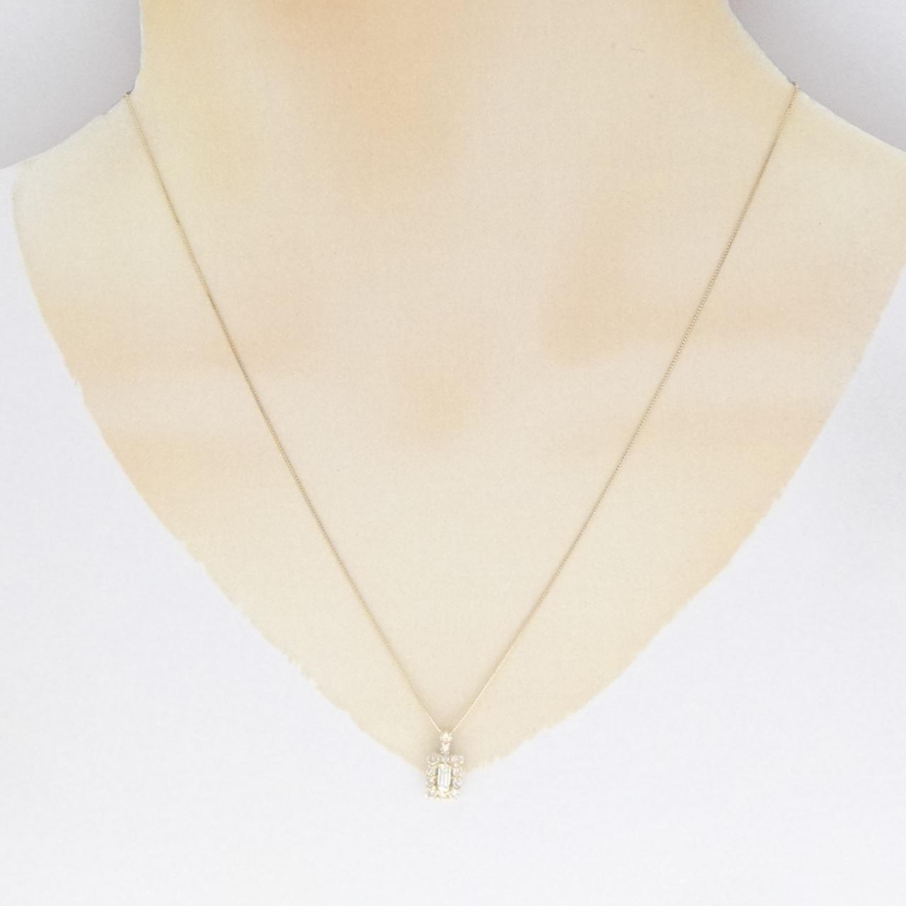 【新品】K18YG ダイヤモンド ネックレス 0.20CT
