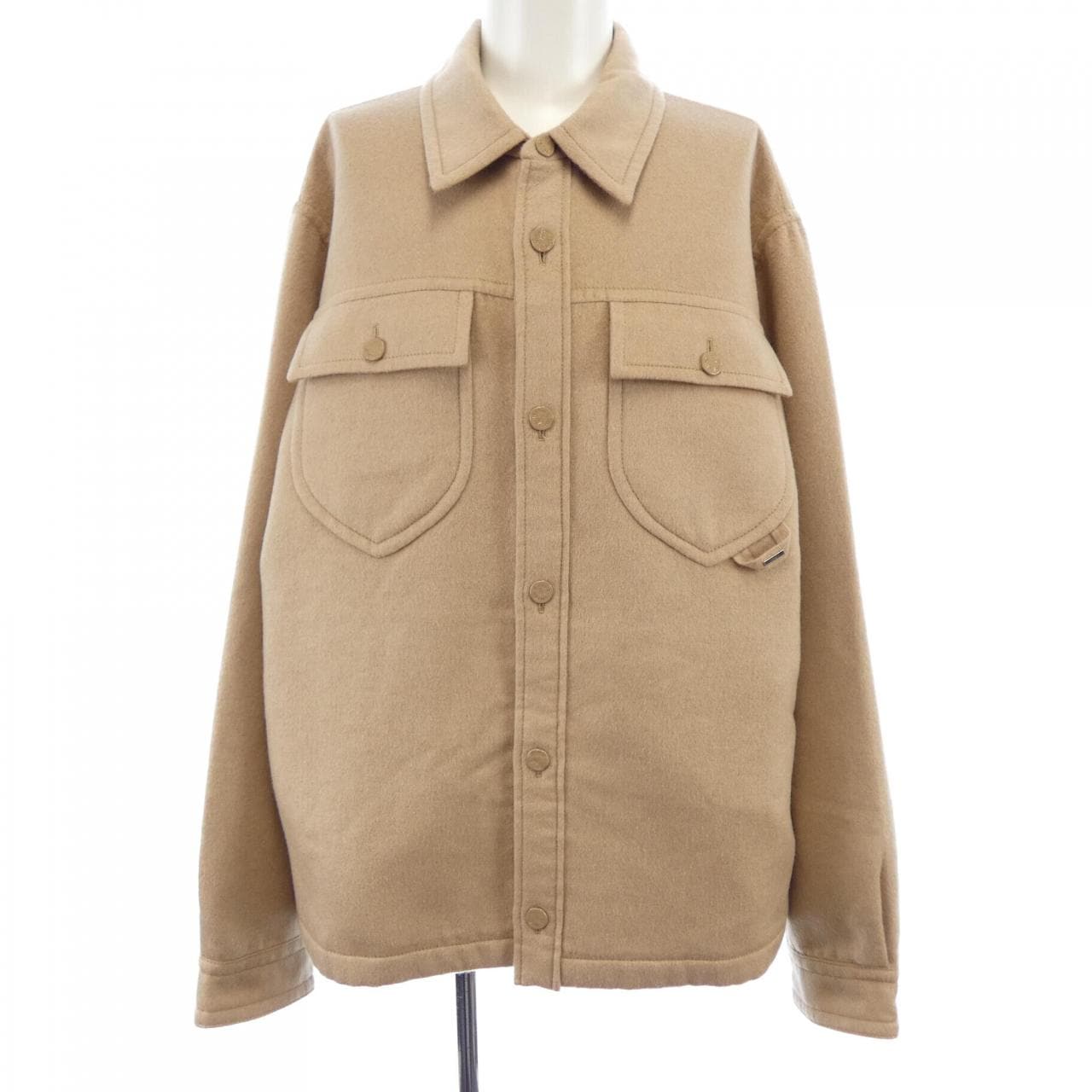 ルイヴィトン LOUIS VUITTON ダブルフェイスウールブレンドオーバーシャツ HQB42EFRW ジャケット