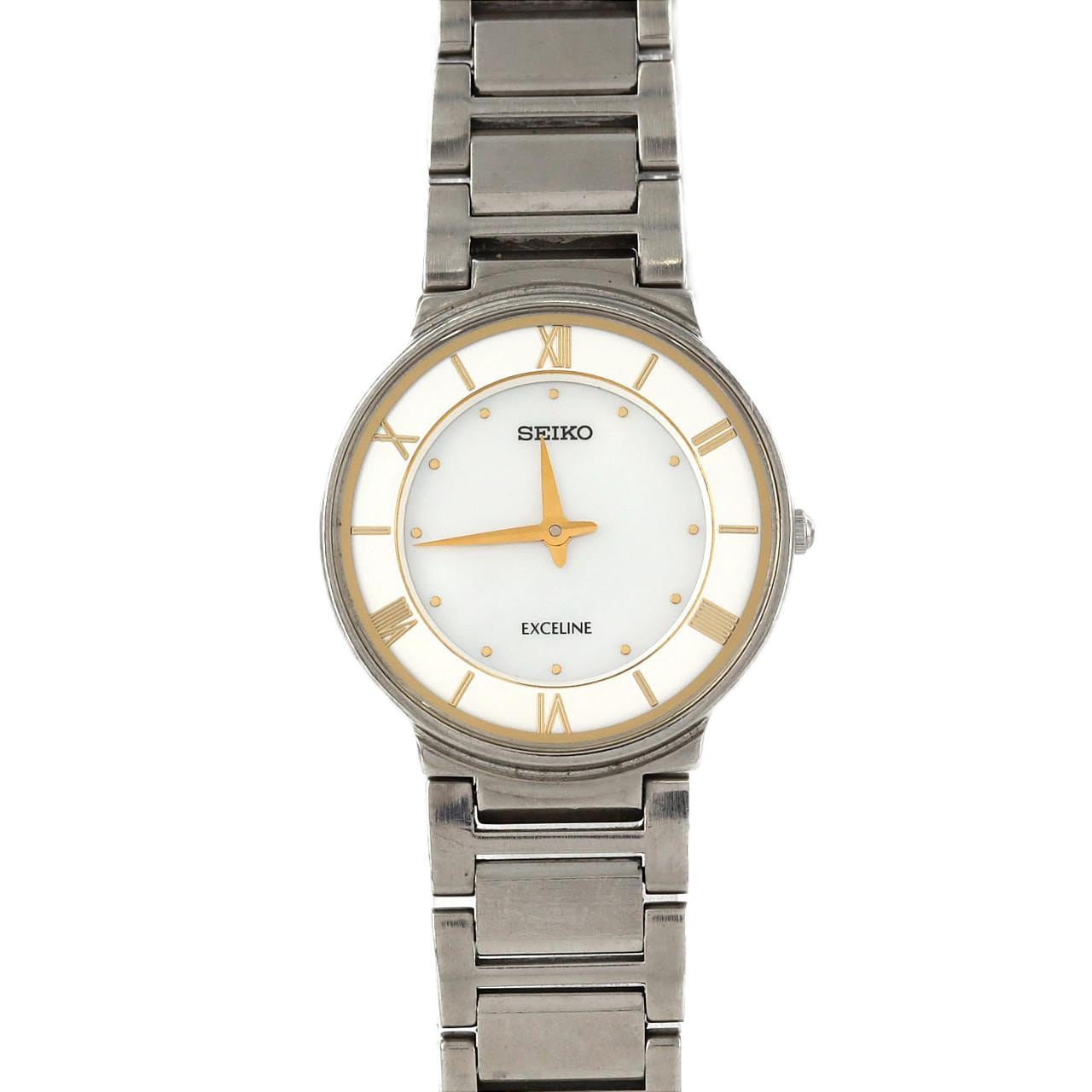 セイコー エクセリーヌ 4J40-0AF0 SS クォーツ