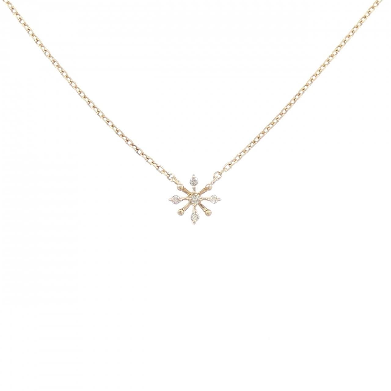 アガット ダイヤモンド ネックレス 0.03CT