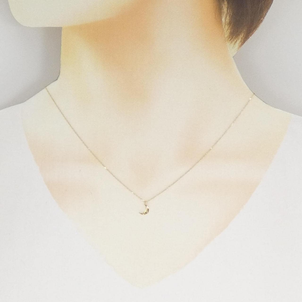 レ デッサン ドゥ デゥー ムーン ダイヤモンド ネックレス 0.005CT