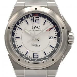 【ノーメンテナンス還元価格】IWC インヂュニアデュアルタイム IW324404 SS 自動巻