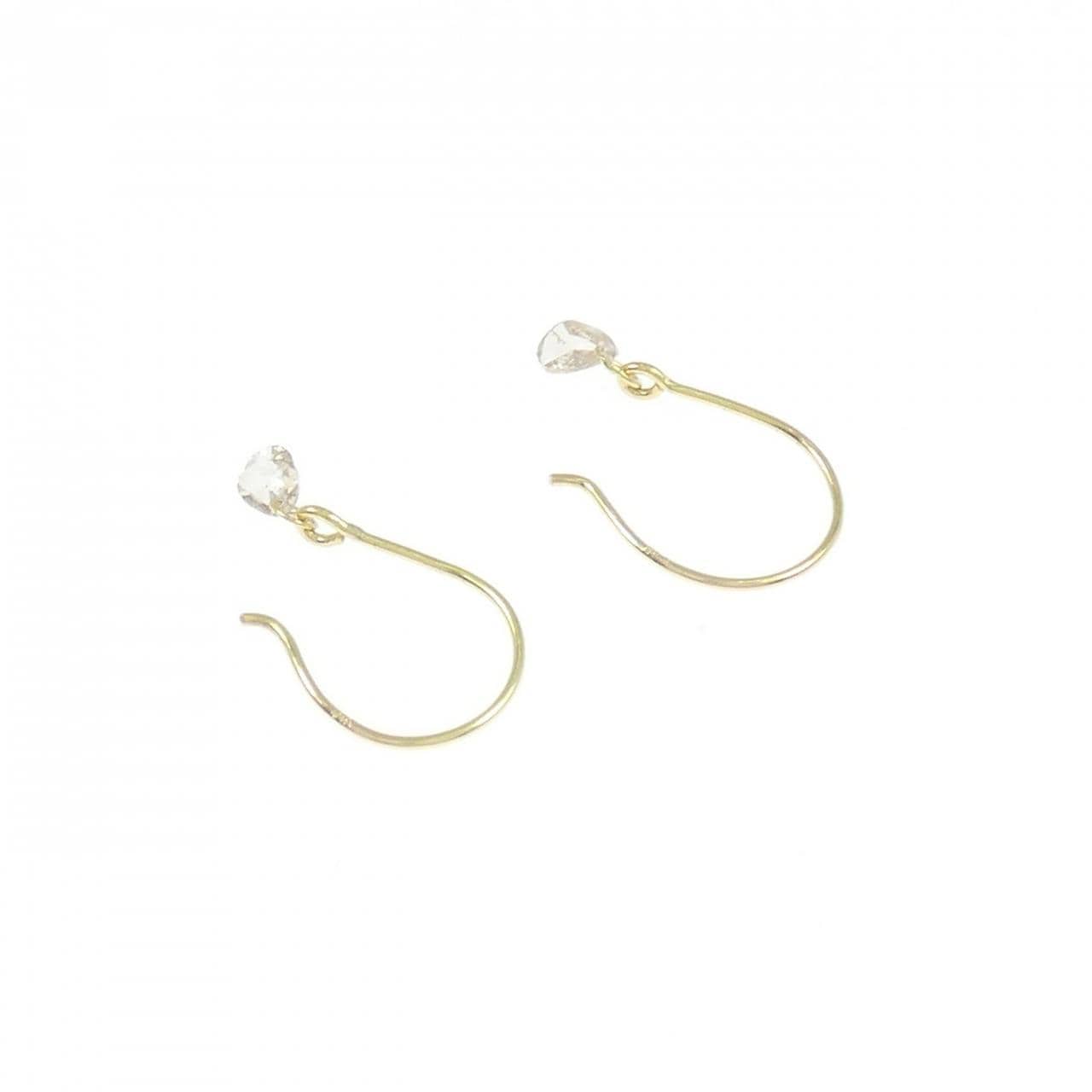 K18YG ダイヤモンド ピアス