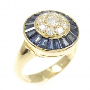 750YG サファイヤ リング 1.70CT