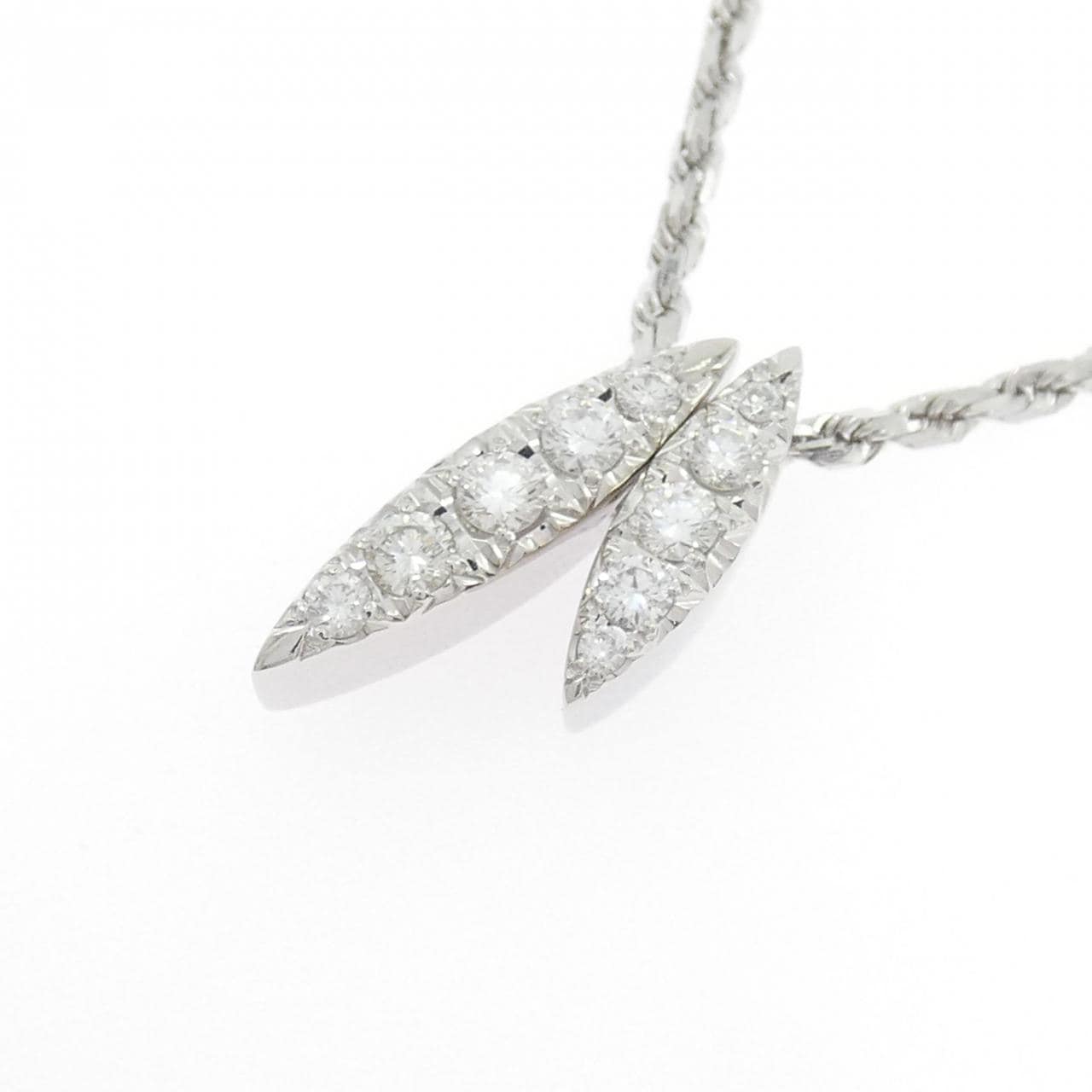 PT900/750WG 2WAY ダイヤモンド ネックレス 0.30CT