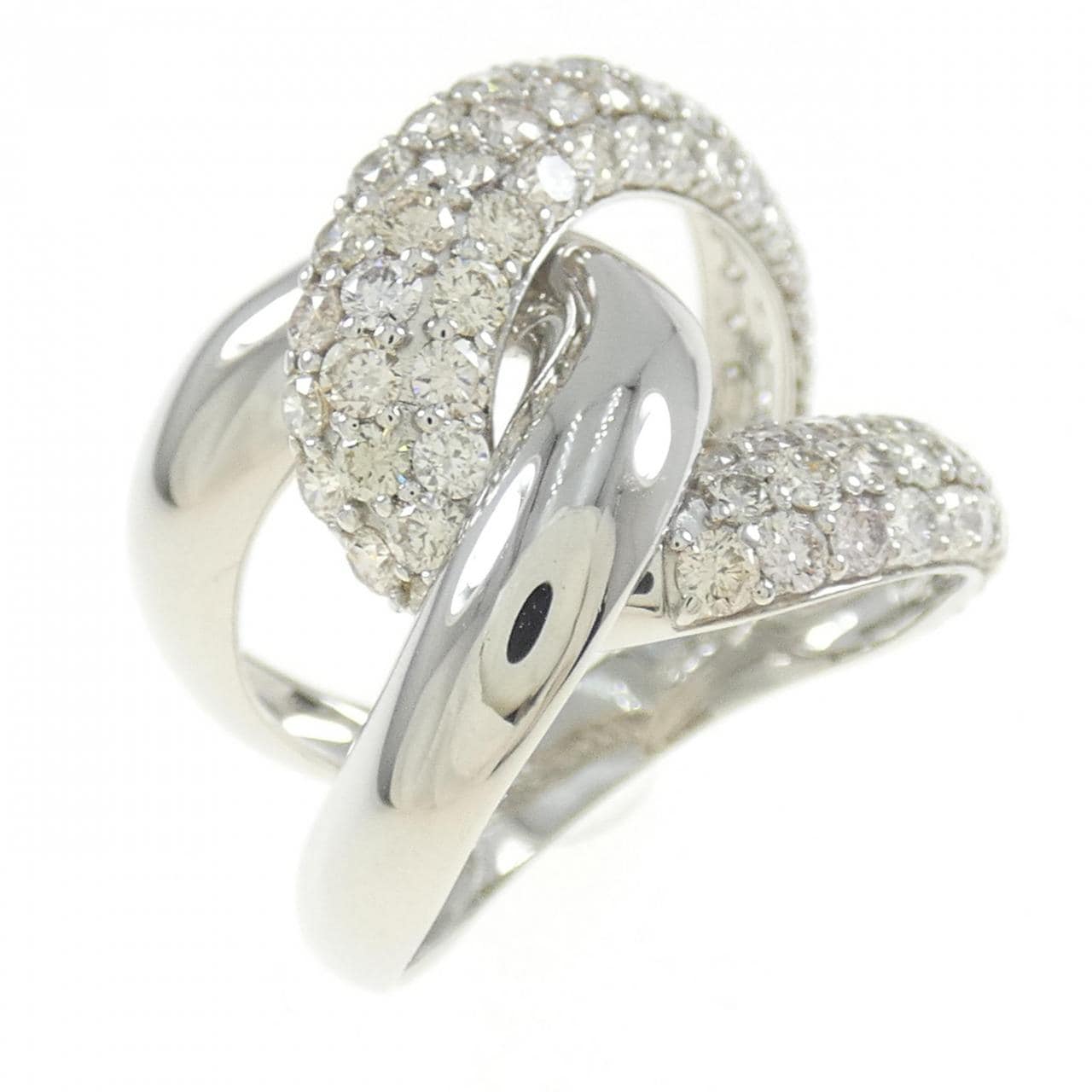 PT950 パヴェ ダイヤモンド リング 2.00CT