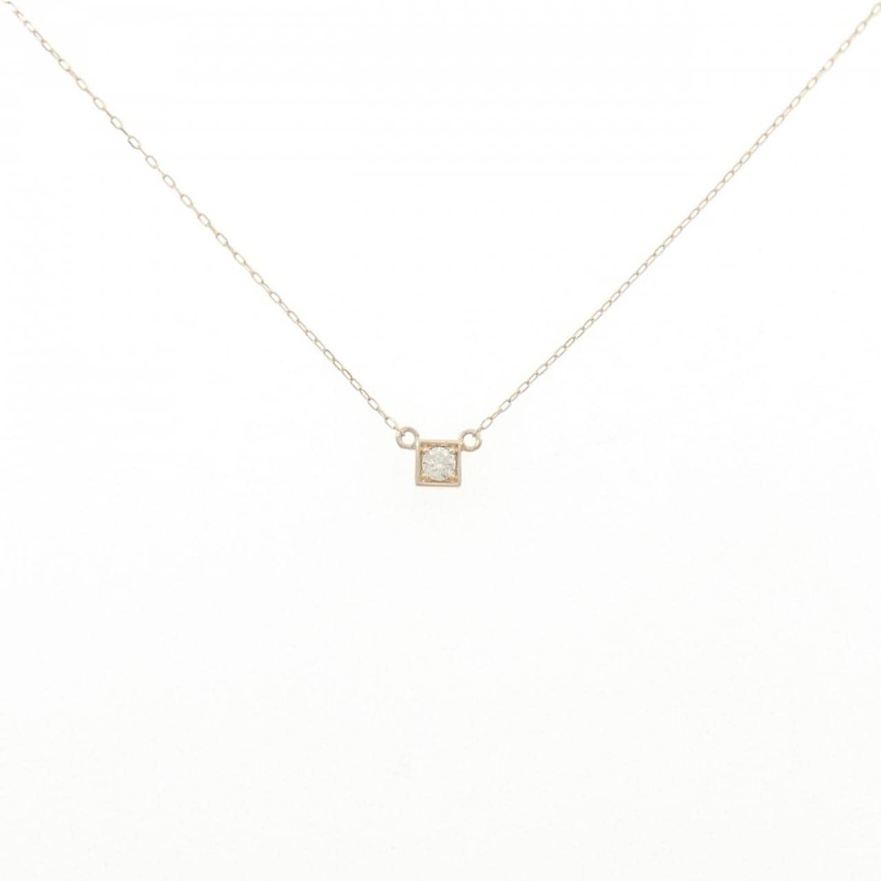 K10YG ダイヤモンド ネックレス 0.03CT