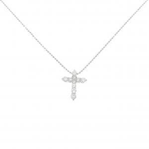 PT900/PT850 クロス ダイヤモンド ネックレス 0.50CT