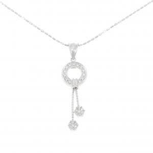 K18WG ダイヤモンド ネックレス 0.28CT