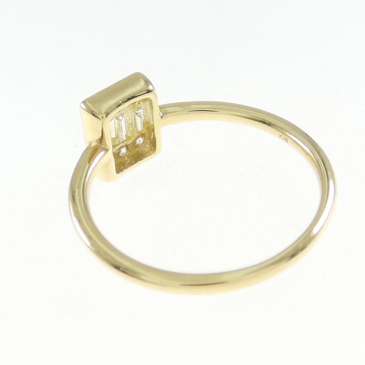 【新品】K18YG ダイヤモンド リング 0.30CT