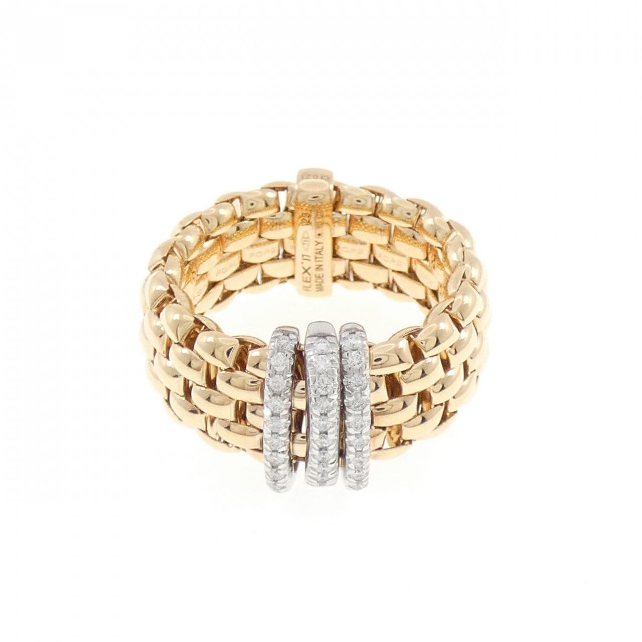 【新品】フォッペ パノラマ リング 0.23CT