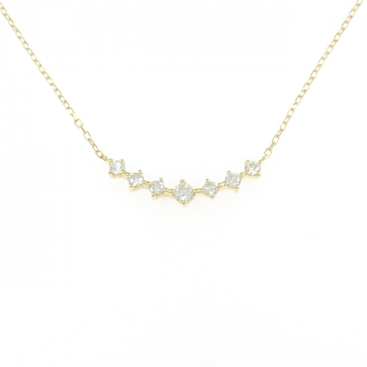 K18YG ダイヤモンド ネックレス 0.25CT