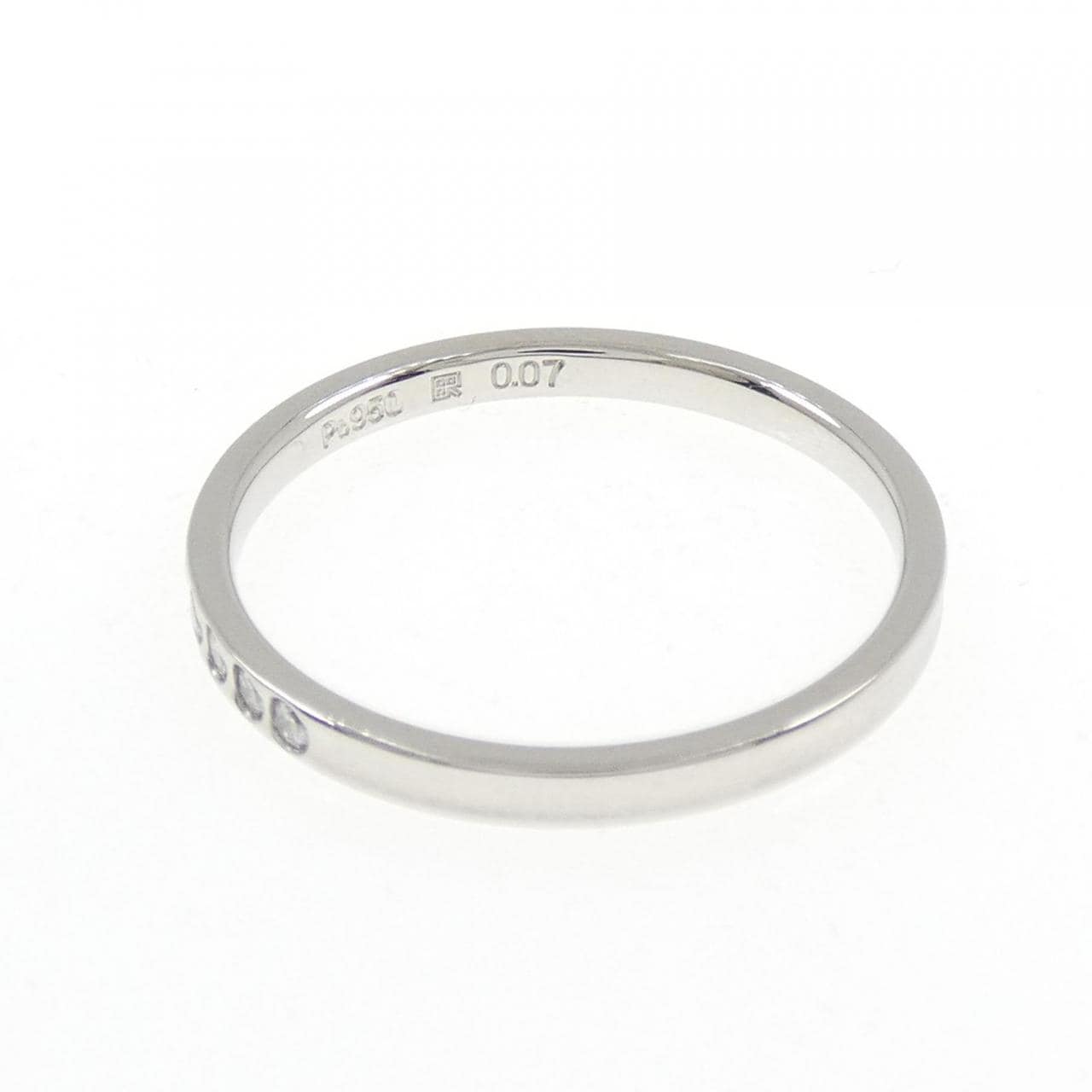 PT950 ダイヤモンド リング 0.07CT
