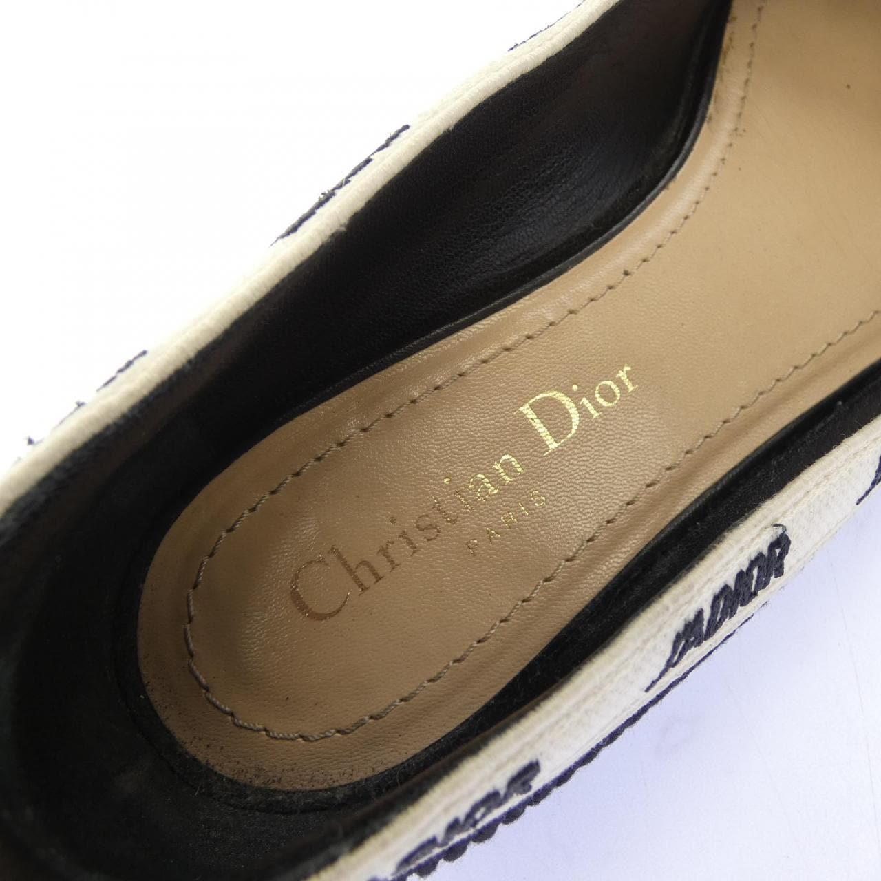 クリスチャンディオール CHRISTIAN DIOR EMBROIDERED FABRIC J'ADIOR シューズ