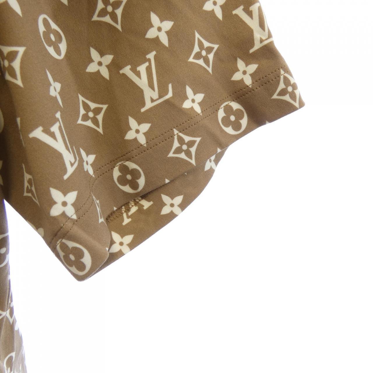 ルイヴィトン LOUIS VUITTON ストライプアクセントモノグラムTシャツ FOTS43TR1 Tシャツ
