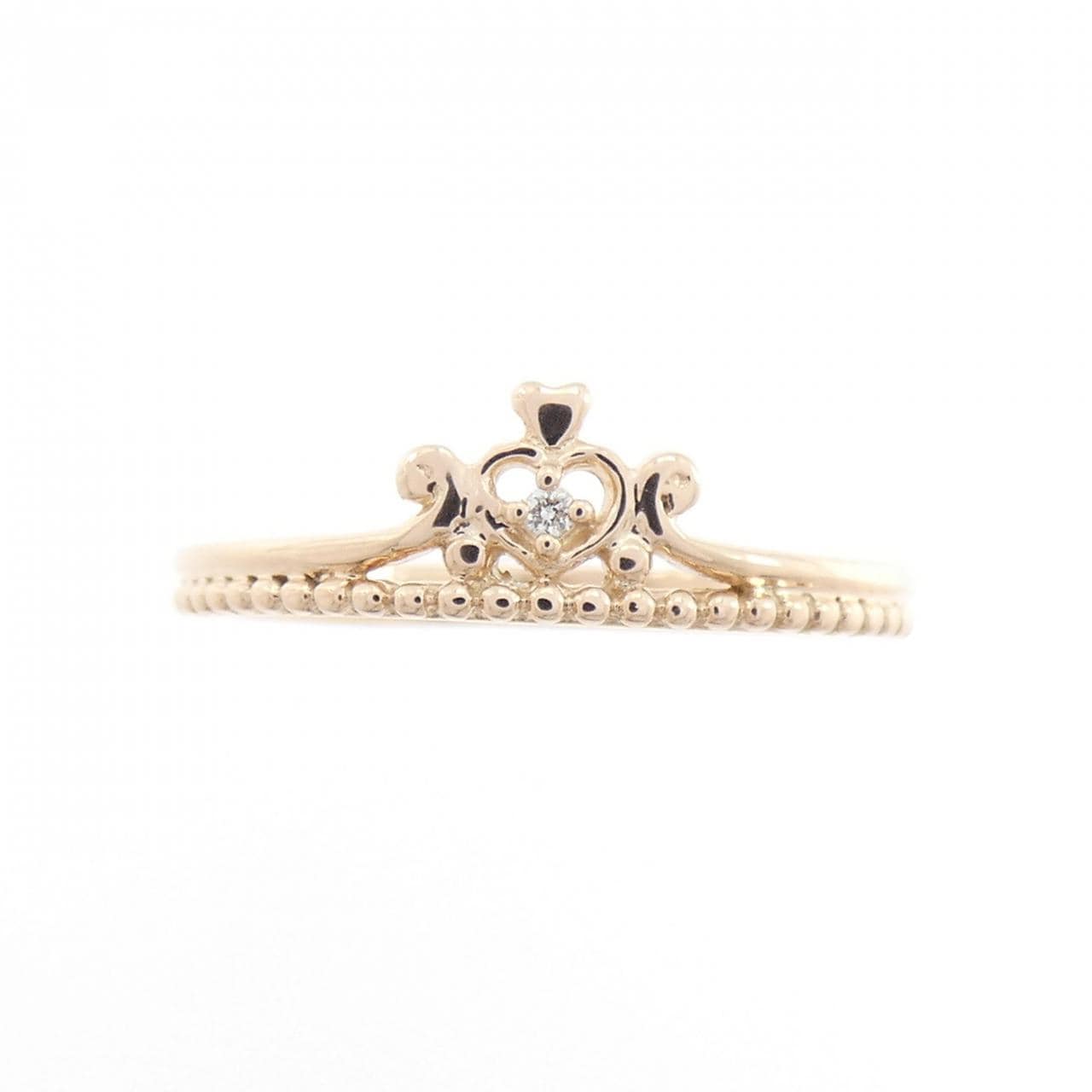 K10PG ティアラ ダイヤモンド リング