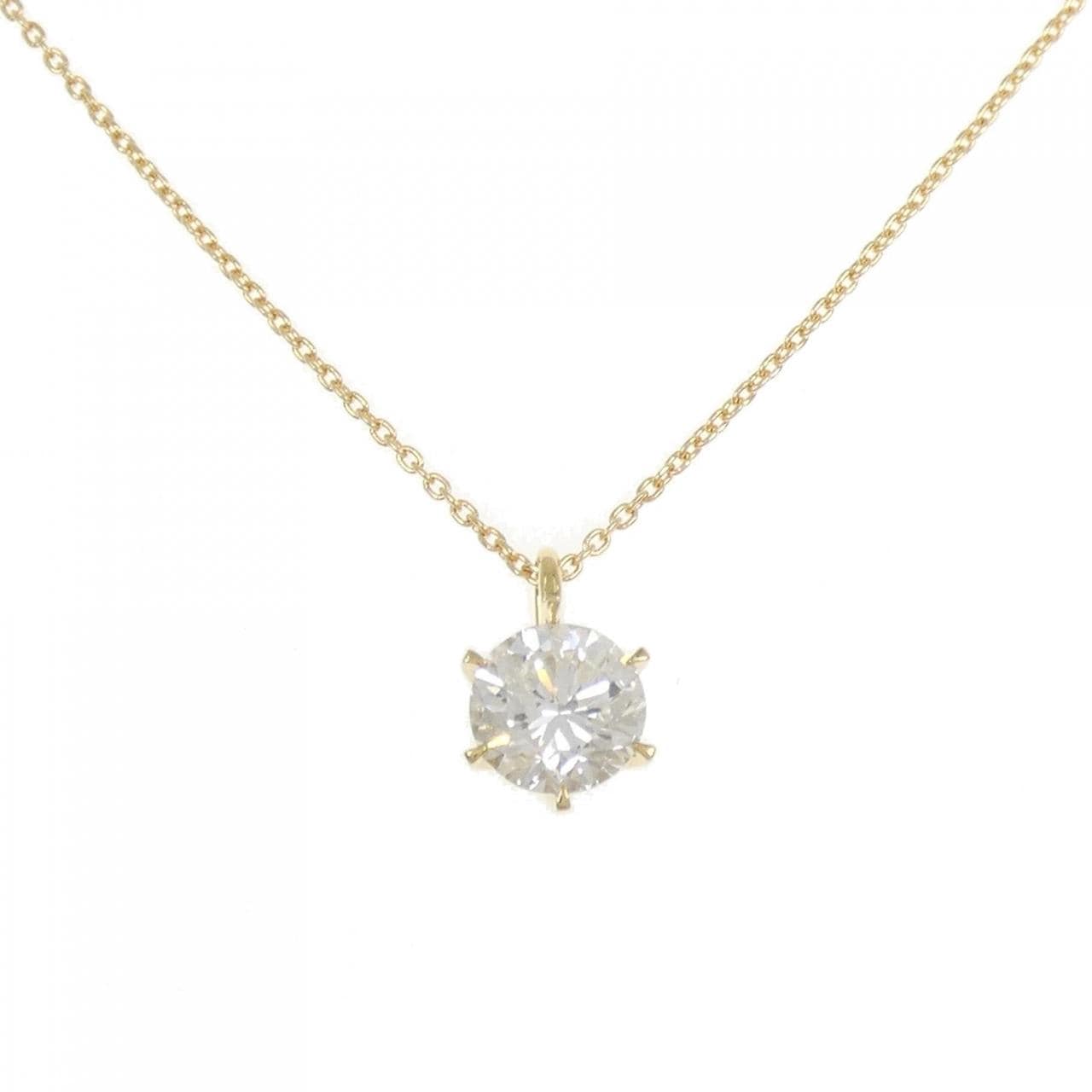 [Remake] K18YG Diamond Necklace 2.01CT H I1 Good