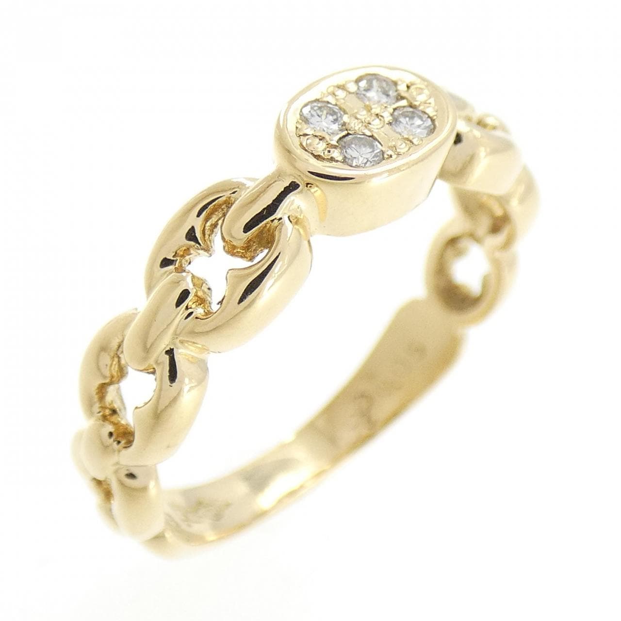 K18YG ダイヤモンド リング 0.05CT