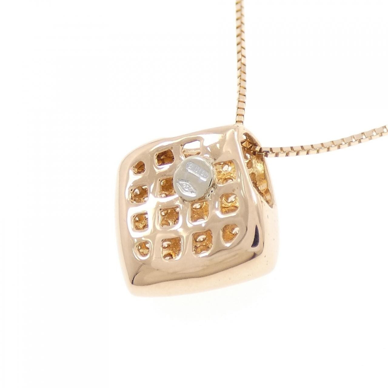 750YG/750WG/K18PG Pavé Diamond Necklace