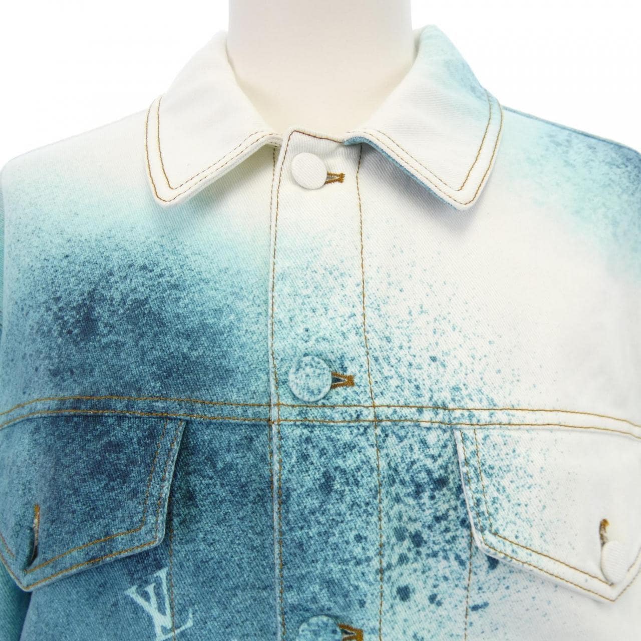 ルイヴィトン LOUIS VUITTON LVスプレーデニムジャケット HOA10WU14 デニムジャケット