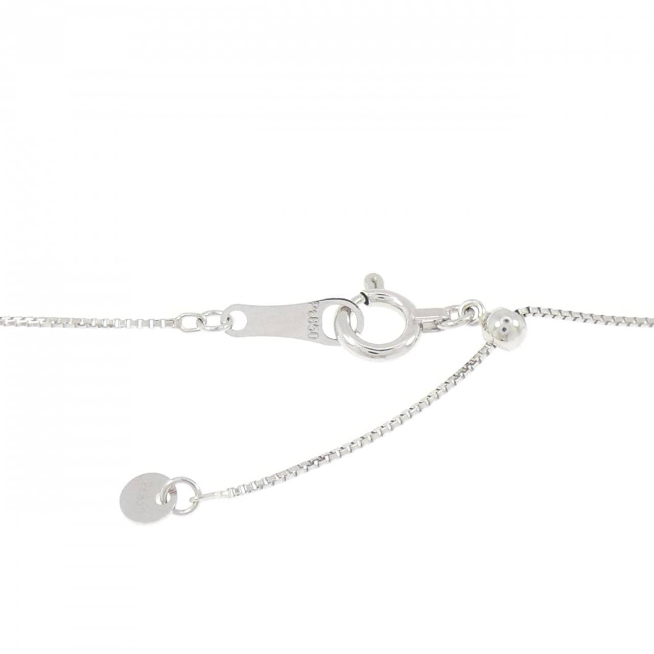 PT900/PT850 ルビー ネックレス 0.52CT