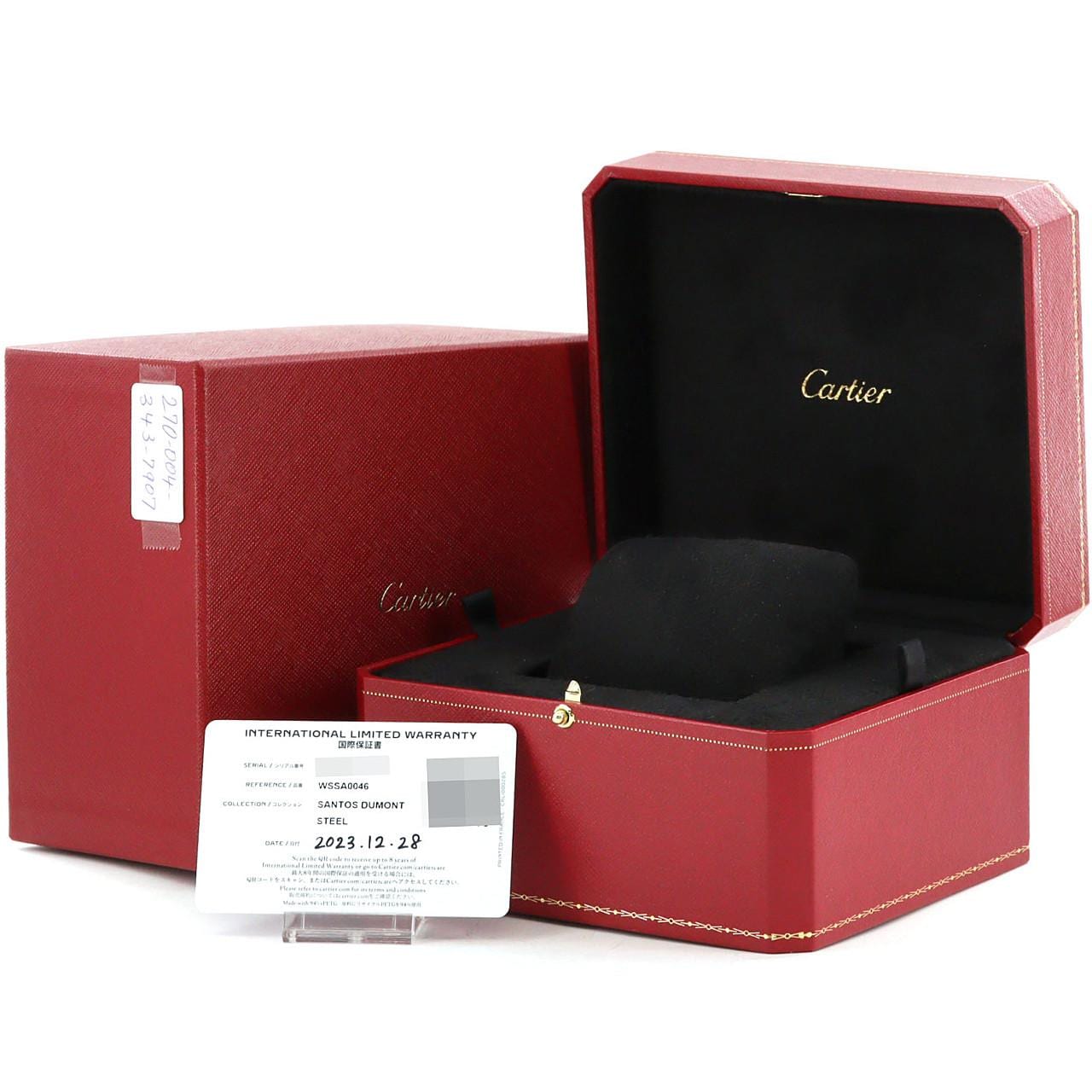 カルティエ サントスデュモンLM WSSA0046 SS 手巻
