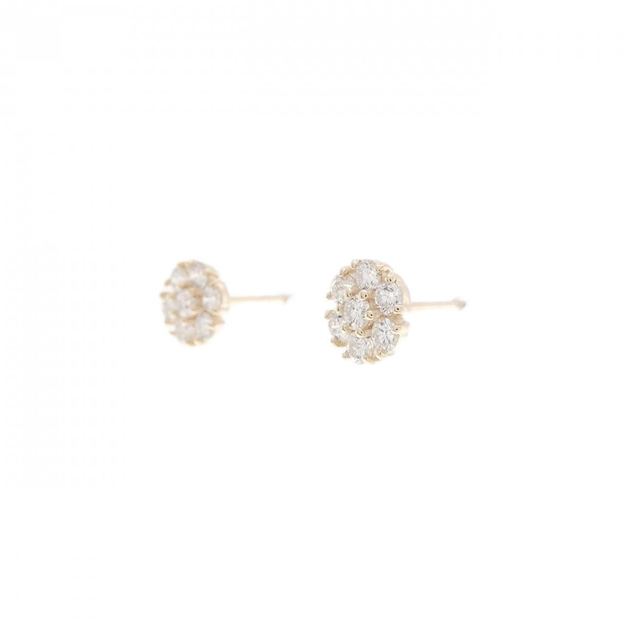 【リメイク】K10YG ダイヤモンド ピアス 0.30CT