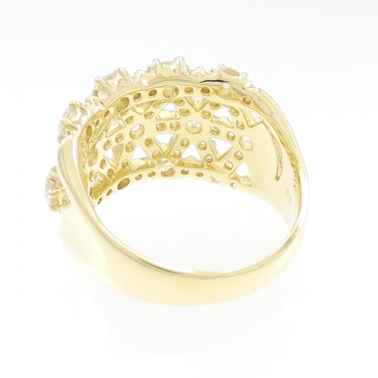 K18YG ダイヤモンド リング 2.00CT