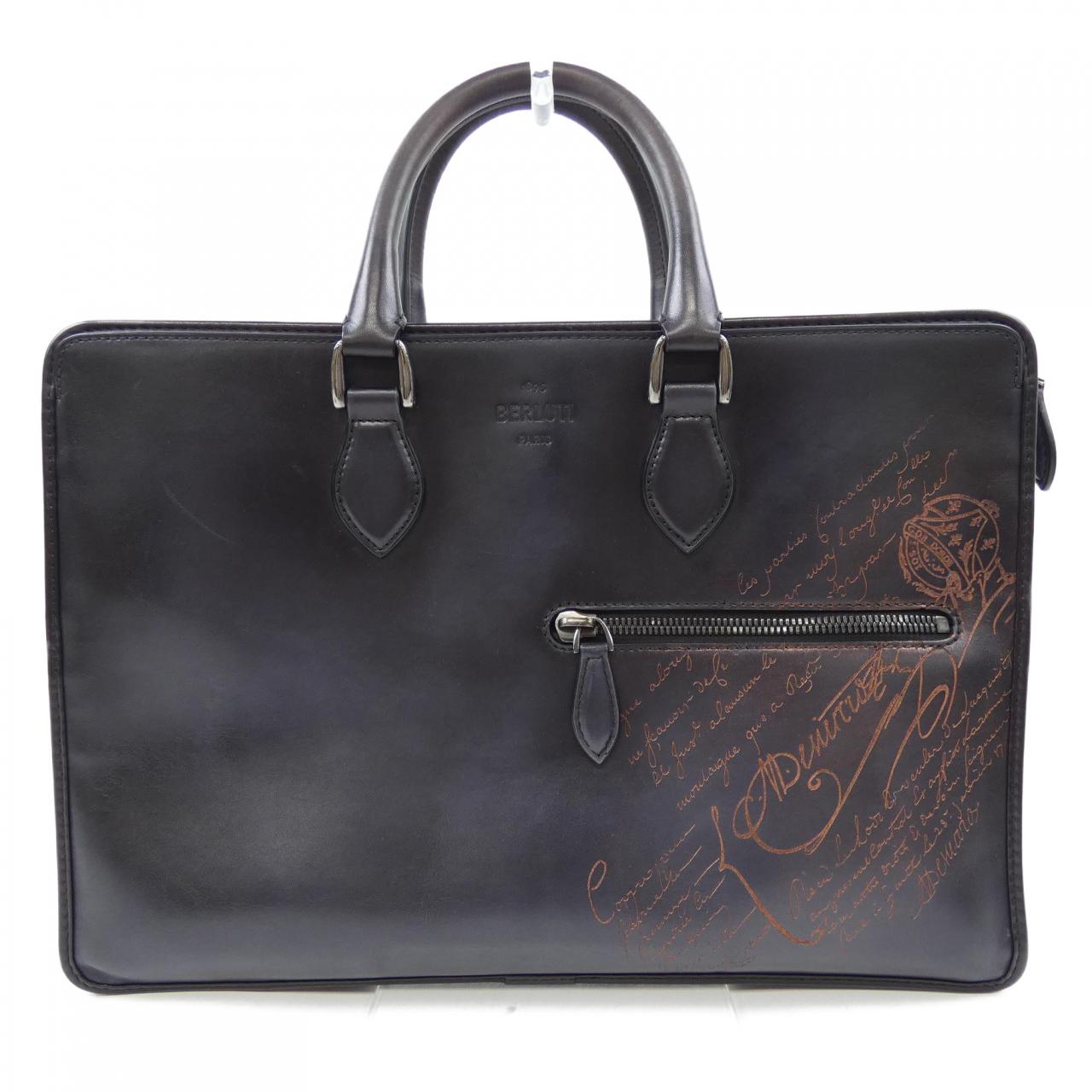 ベルルッティ Berluti アンジュールスクリットレザーブリーフケース BAG