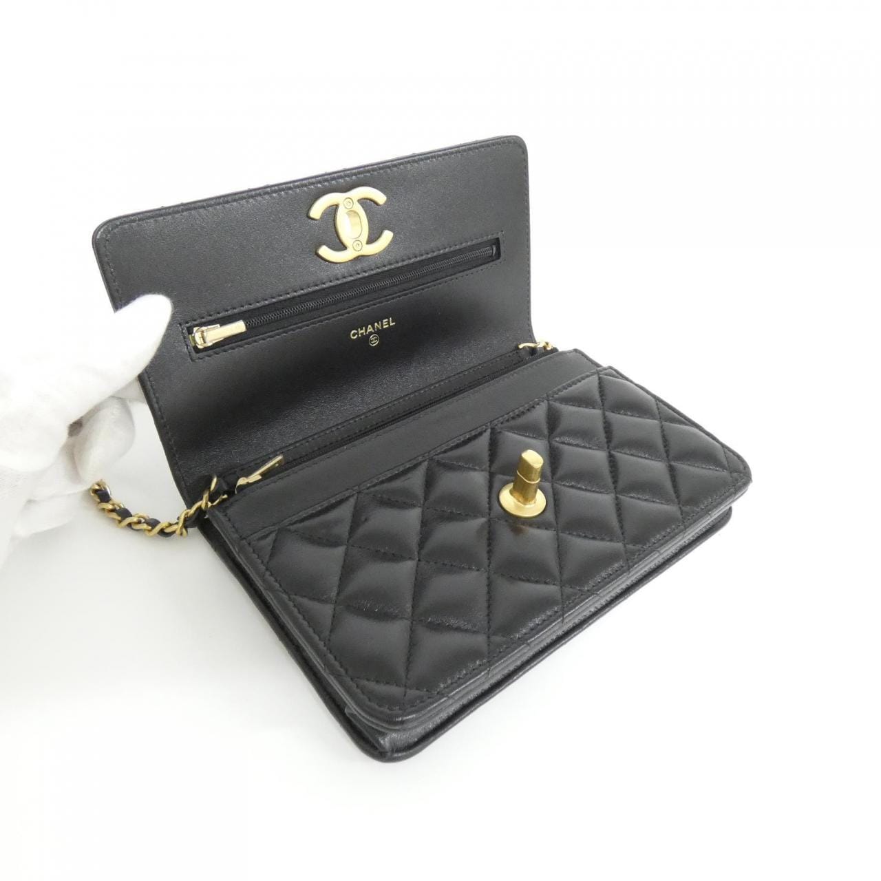 CHANEL AP3938 鏈條錢包