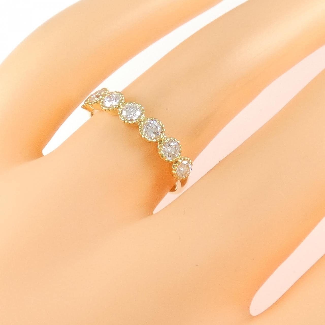 K18YG ダイヤモンド リング 0.50CT