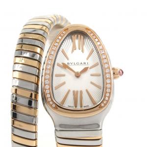 ブルガリ セルペンティトゥボガス PGコンビ/D Sサイズ SP35SPG/102237 SSxPG クォーツ