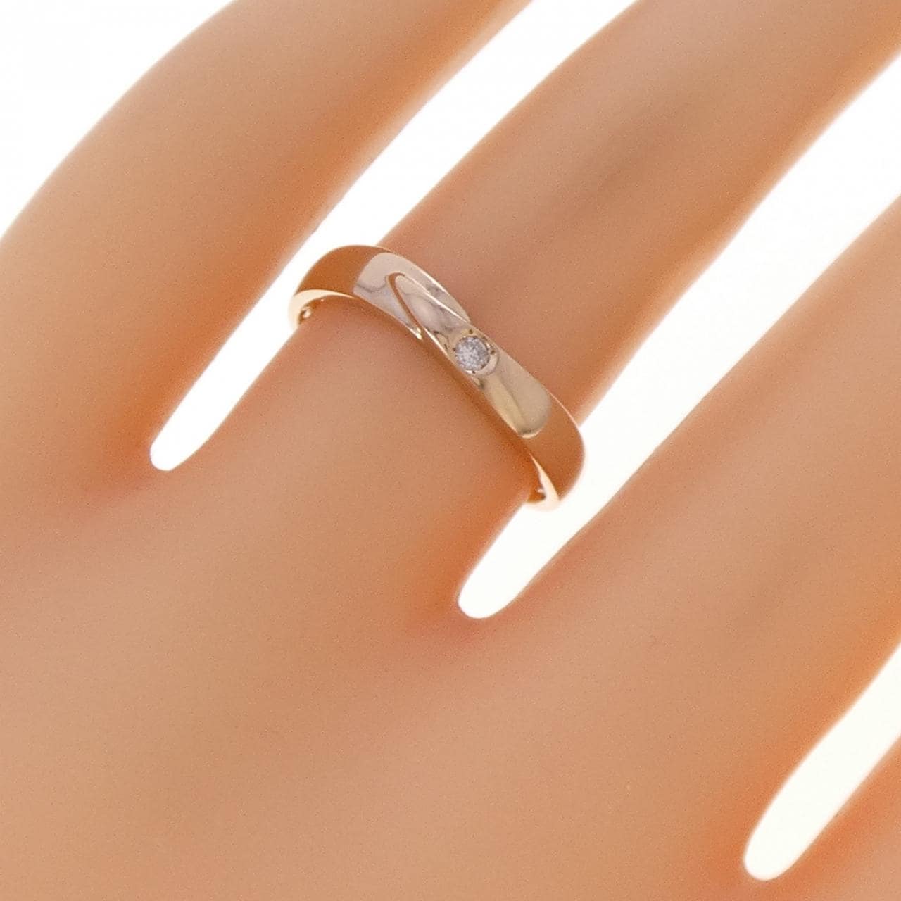 K18PG ダイヤモンド リング 0.025CT