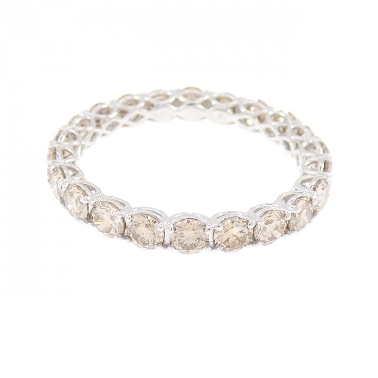 PT950 フルエタニティ ダイヤモンド リング 1.60CT
