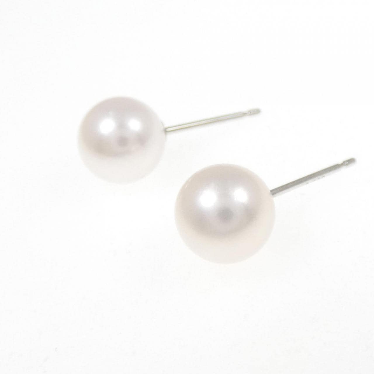 PT900 アコヤパール ピアス 7.4mm
