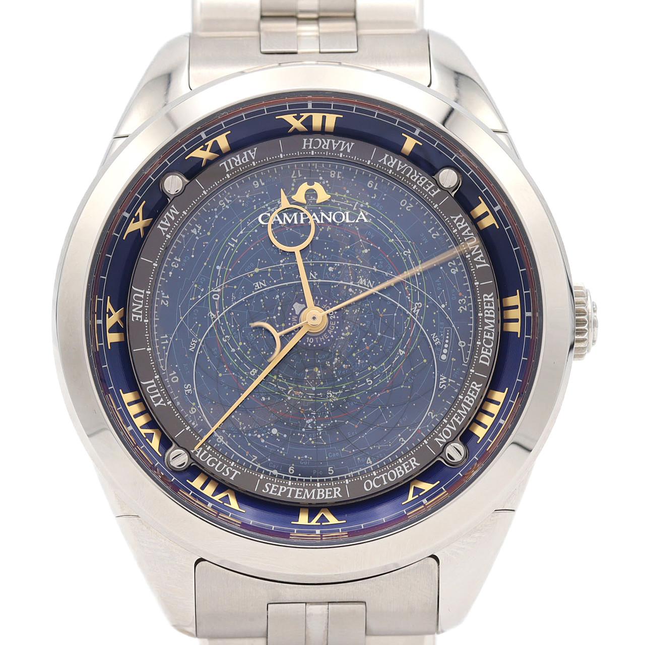 CITIZEN シチズン コスモサイン カンパノラ 4398-T015425 ネイビー QZ