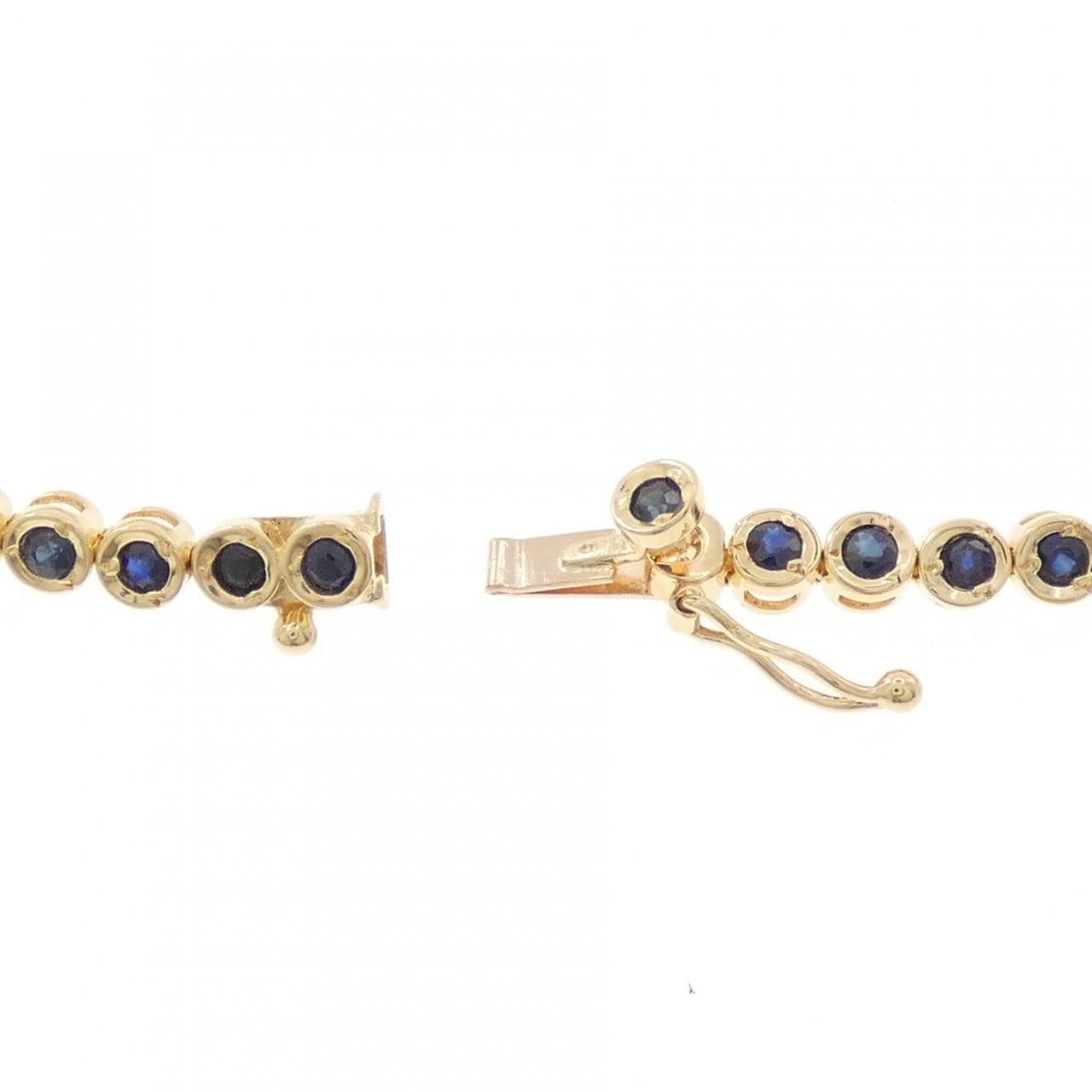K18YG サファイヤ ブレスレット 2.00CT