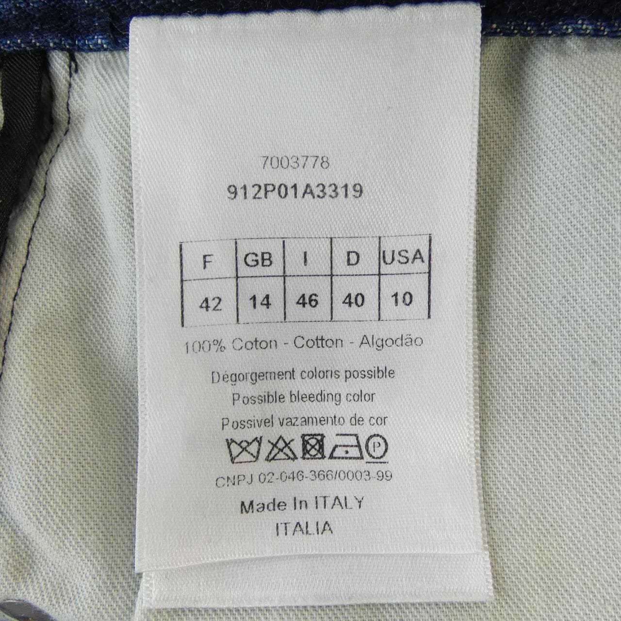 クリスチャンディオール CHRISTIAN DIOR ボーイフレンドジーンズ 30 MONTAIGNE 912P01A3319 ジーンズ