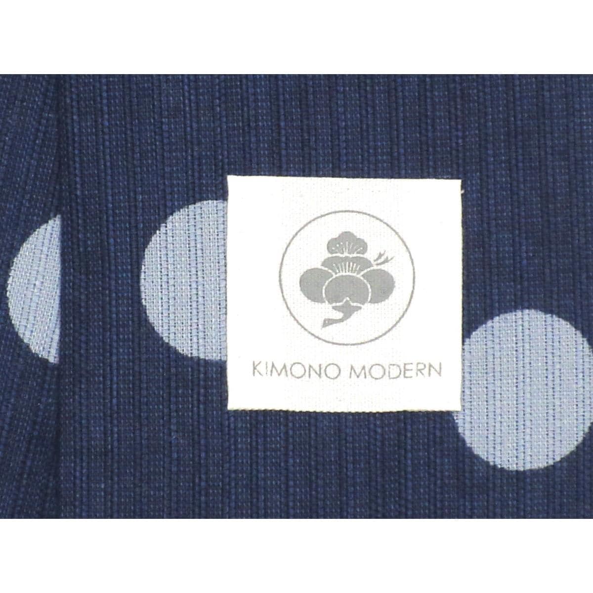 【未使用品】女ゆかた　ＫＩＭＯＮＯ　ＭＯＤＥＲＮ　阿波しじら織