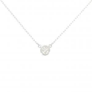 PT900/PT850 ソリティア ダイヤモンド ネックレス 0.20CT